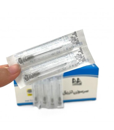 سرسوزن آوا 22 مشكي بسته 100 عددي