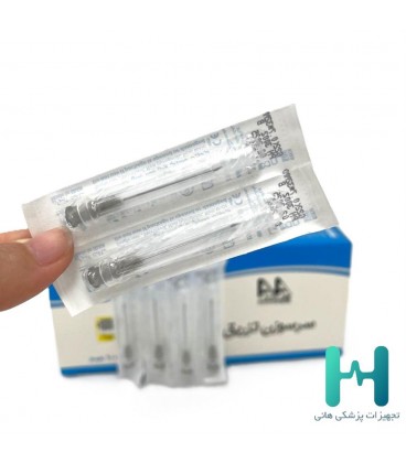 سرسوزن آوا 22 مشكي بسته 100 عددي