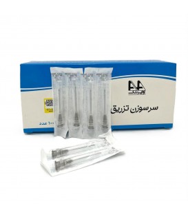 سرسوزن آوا 22 مشكي بسته 100 عددي