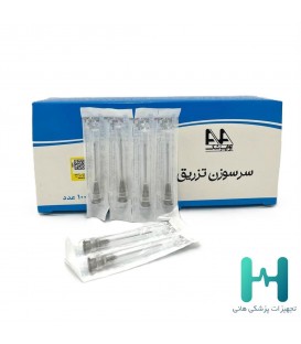 سرسوزن آوا 22 مشكي بسته 100 عددي