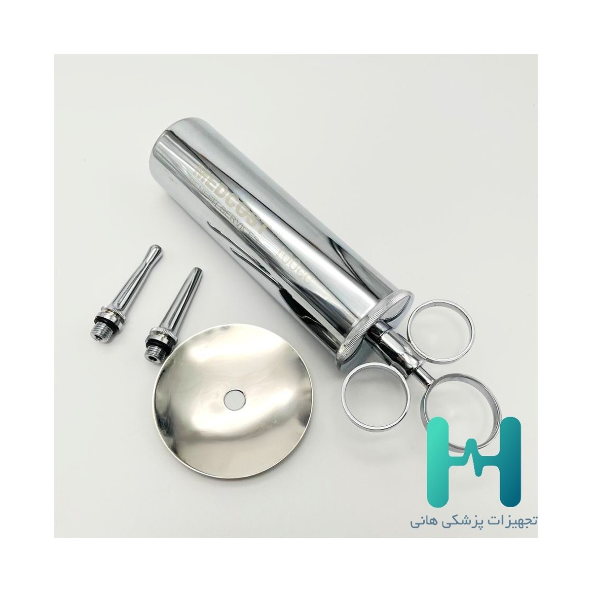 استيل سرنگ شستشوي گوش رينگي
