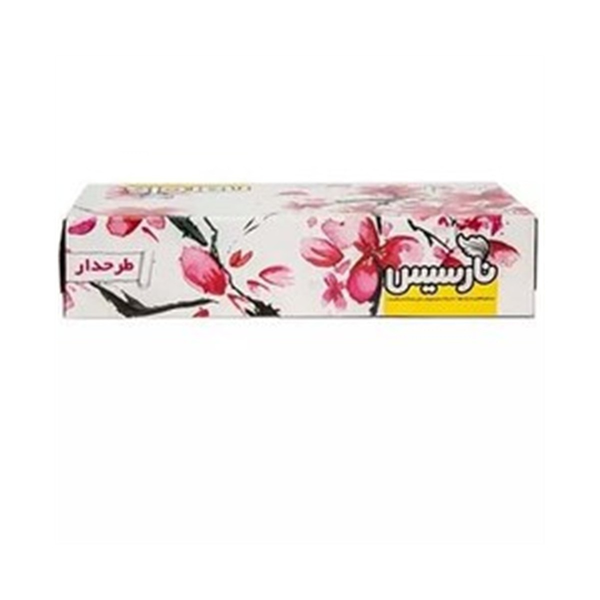 دستمال 200 برگ جعبه اي نارسيس(كارتن 40 عددي)