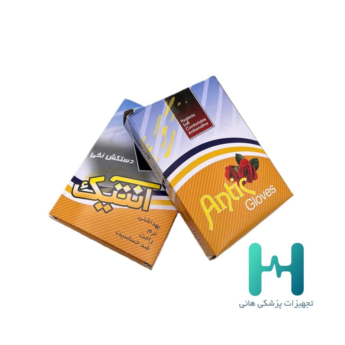 دستكش نخي آنتيك جعبه دار