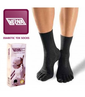 جوراب ديابت 5 انگشتي ورنا كد S107