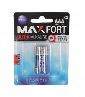 باطري قلمي آلكالاين 2 عددي MAXFORT