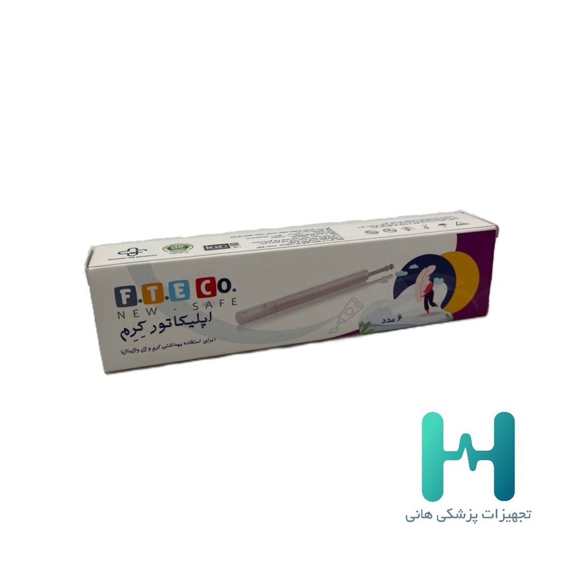اپليكاتور كرم فناورطب(جعبه دار با ليبل)