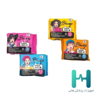 دستمال مرطوب آرايشي 25 برگي بانيو