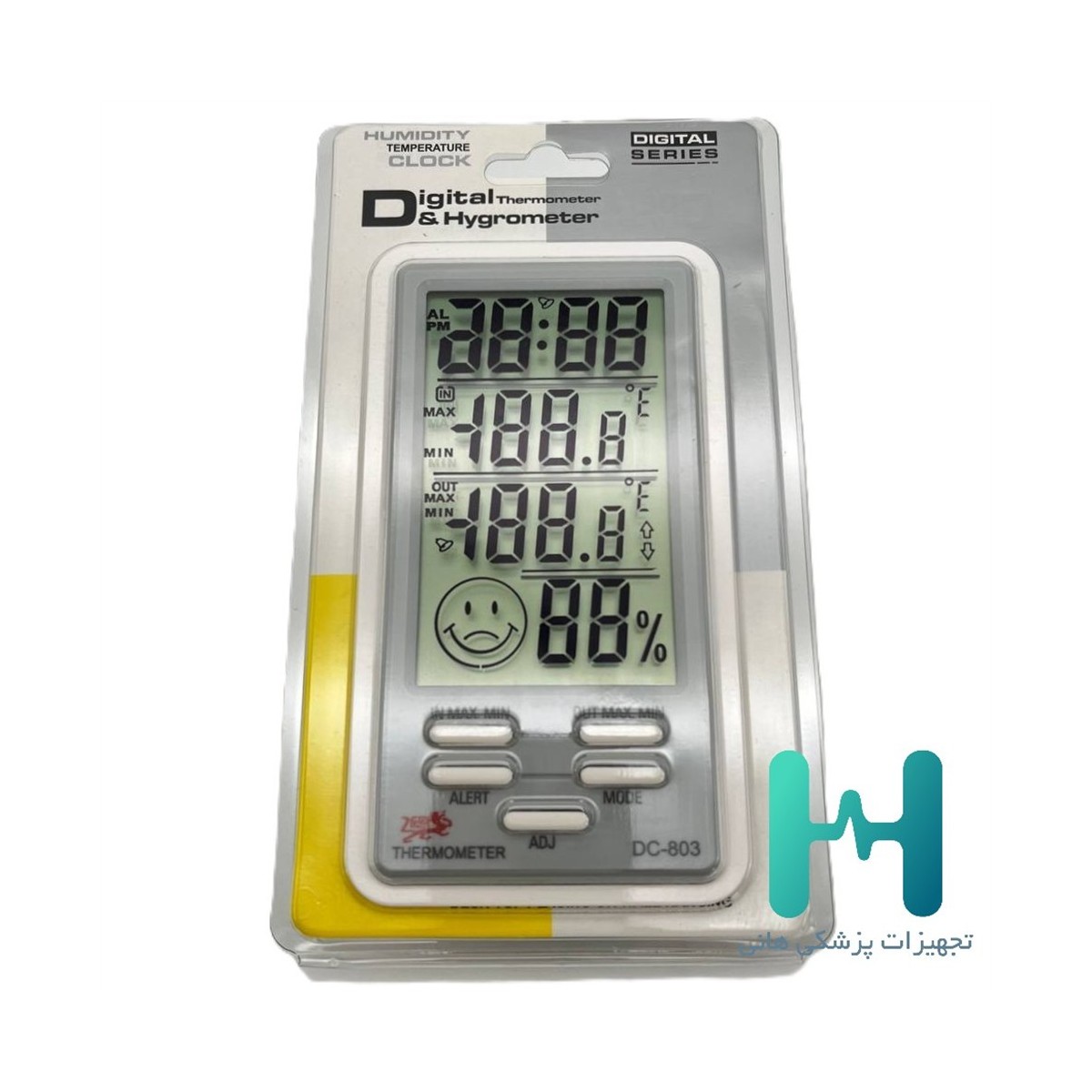 دماسنج رطوبت سنج و ماكزيمم مينيمم DC803