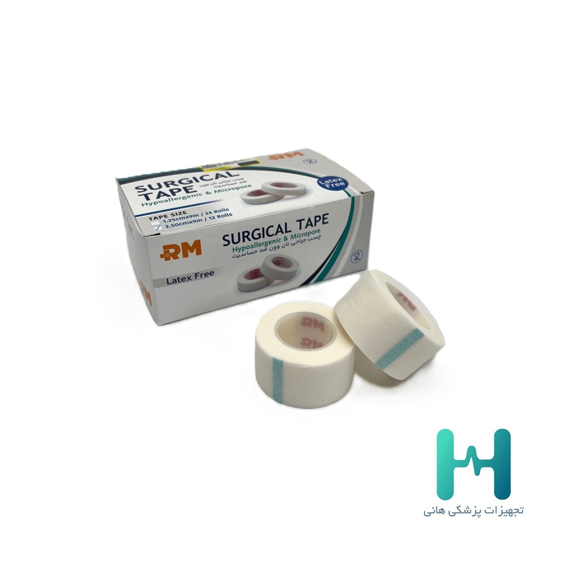 چسب ضد حساسيت پهن 9*2.5 آر ام RM