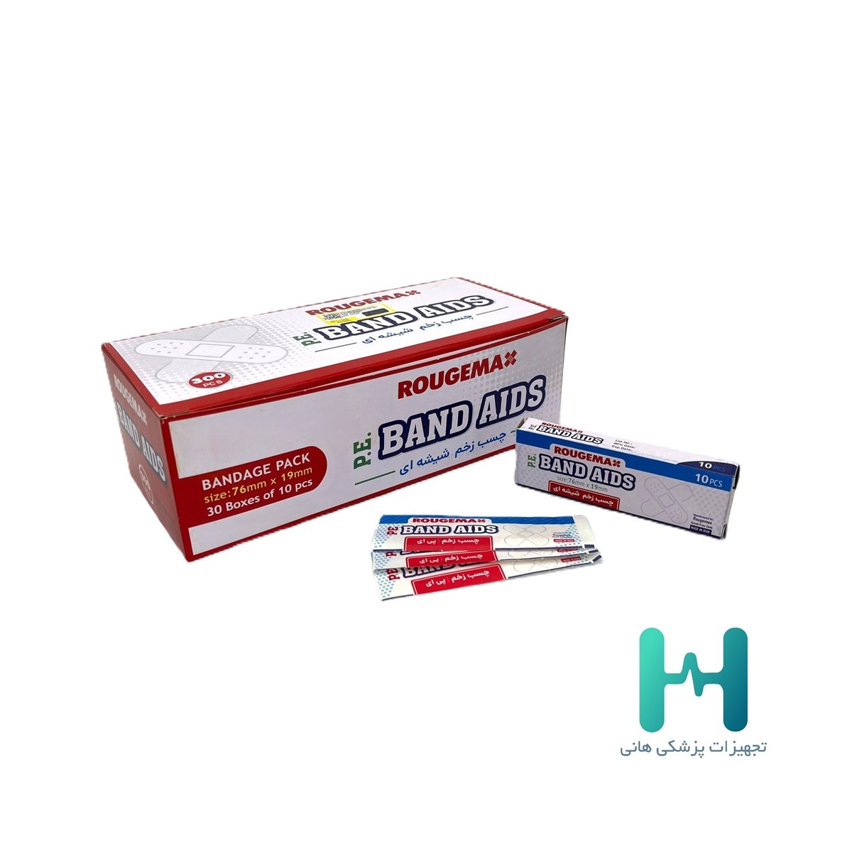 چسب زخم شيشه اي روژه مكث