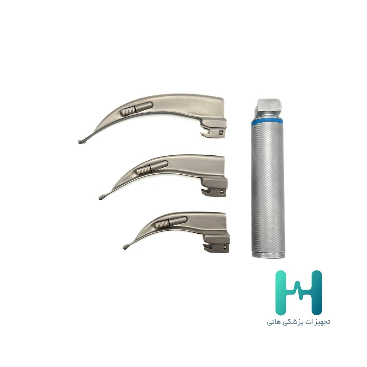 استيل لارنگسكوپ 3 تيغه بزرگسال با كيف