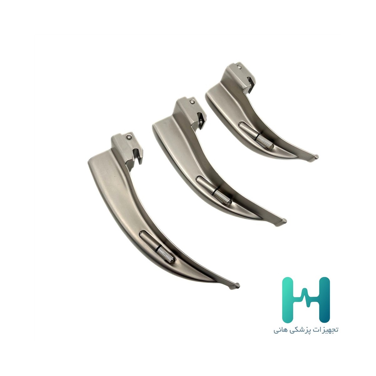استيل لارنگسكوپ 3 تيغه بزرگسال با كيف