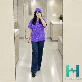 بلوز تك اسكراب مردانه+ زنانه ترگال سلدا