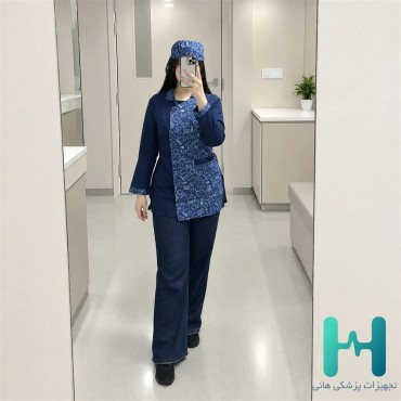 بلوز تك اسكراب زنانه پانيذ طرح دار ترگال