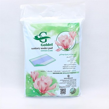 زيرانداز 90*60 گلدل 5 عددي كارتن 30 بسته