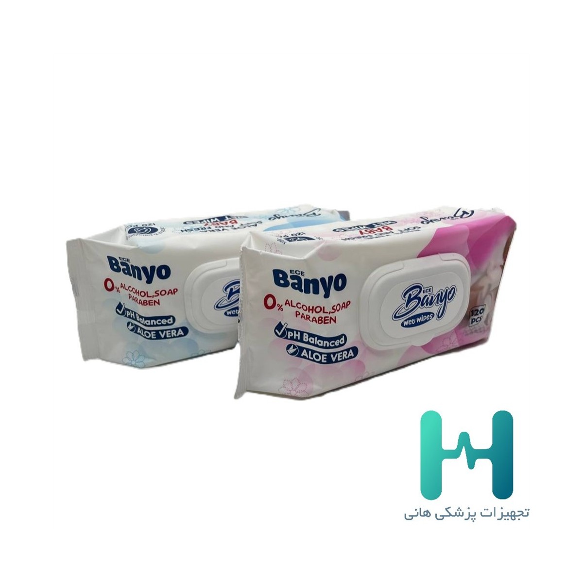 دستمال مرطوب 120 برگ كودك بانيو