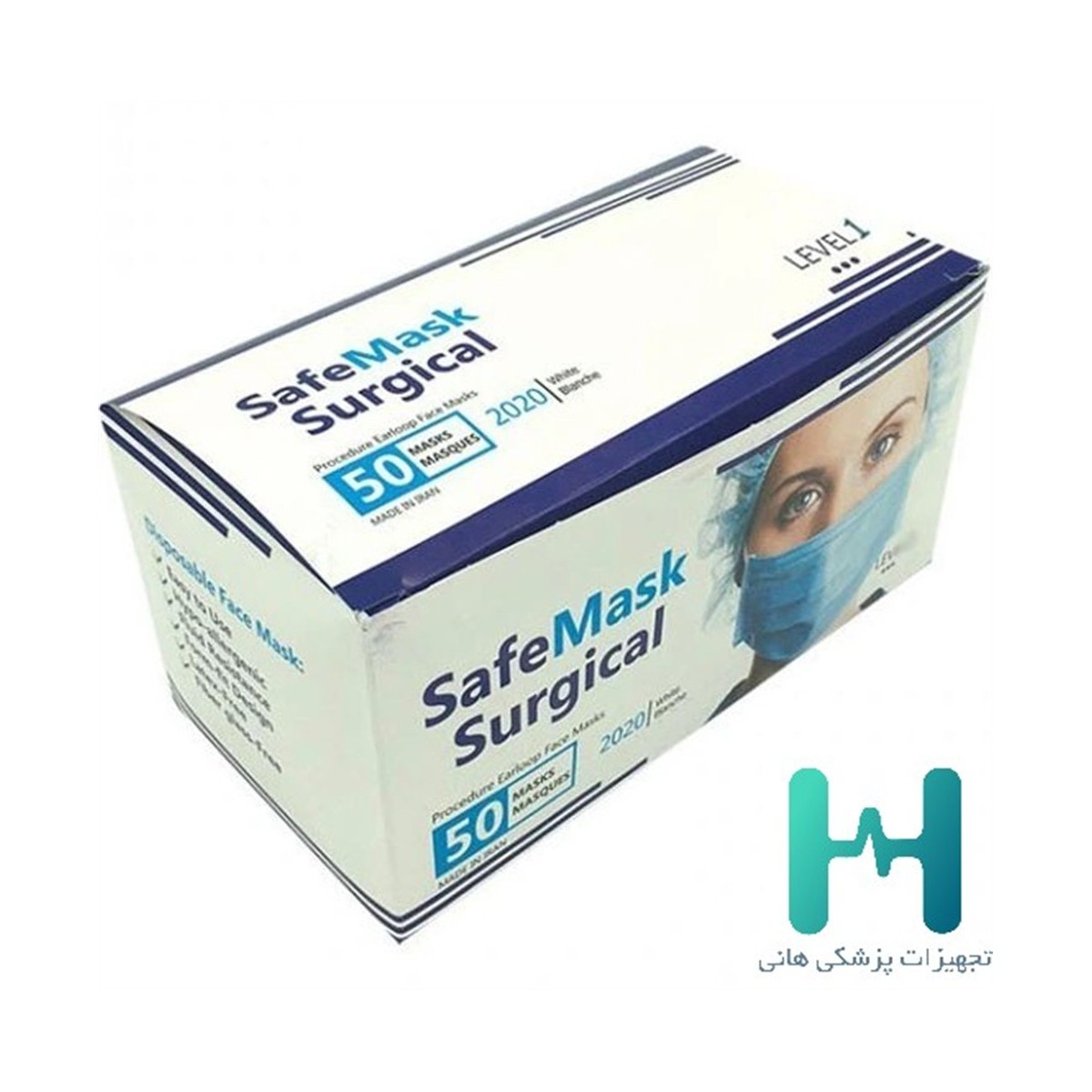ماسك 3 لايه پرستاري 50 عددي